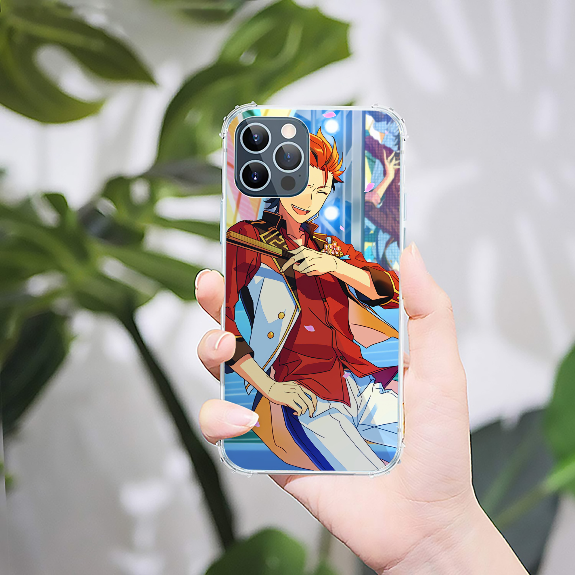 （画像用） あんさんぶるスターズ! Ensemble Stars 【iPhone 12シリーズ対応】透明スマホケース（クリアソフトケース）